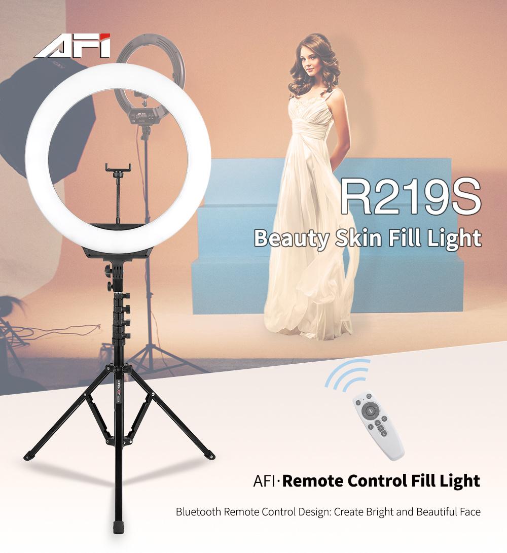 OEM Supplier Afi R219s 19 Inch Remote Control Fill Light Ring Light with Tripod Stand