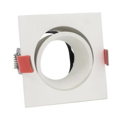 Lathe Aluminum Tilt LED Halogen Lamp Recessed Light Fixture (LT2205B)