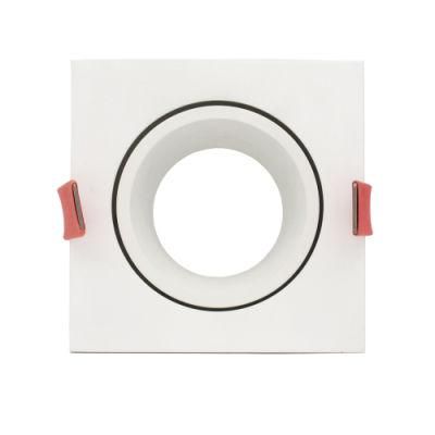 White Recessed Ceiling Downlight Fitting Spotlight Housing Frame Aluminium (LT2205B)