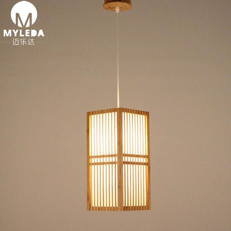 Restaruant Chinese Design Rattan Bamboo Pendant Light