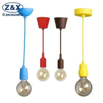 Modern Single Hanging Light Dinner Table Pendant Light Silicon Loft Pendant Light