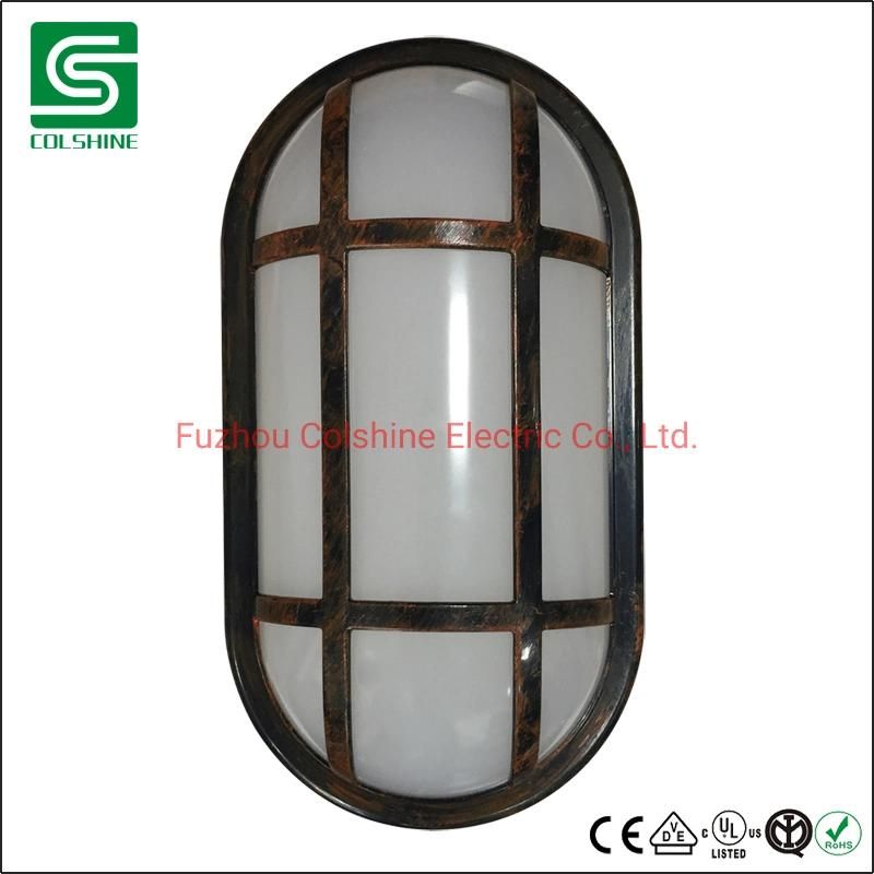 15W Oval LED Bulkhead Light Fitting Outdoor Wall LED Light