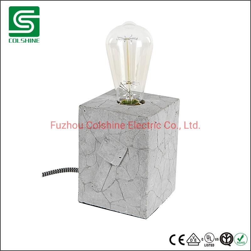 Vintage Decorative Cement Table Lamp Indoor Lighting