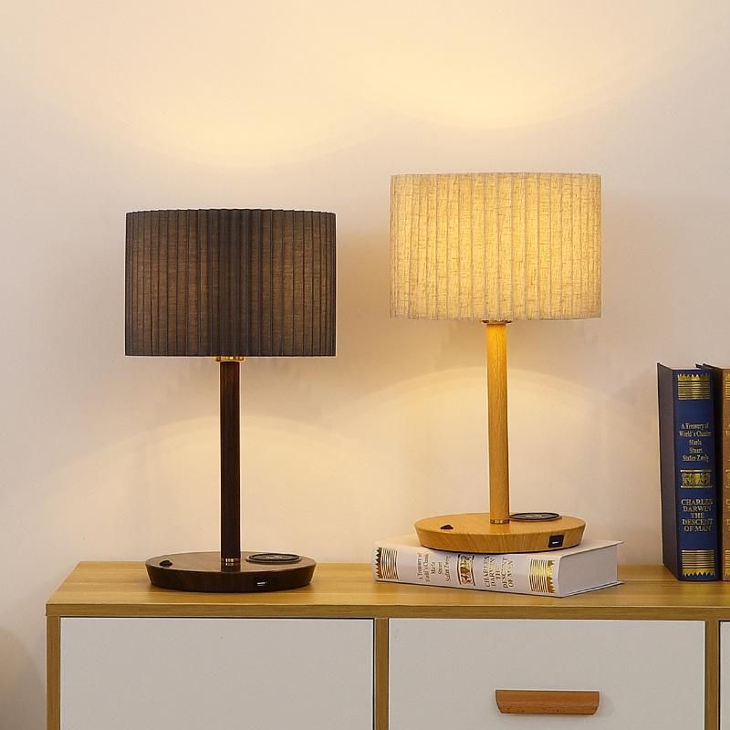 Wooden Vintage Nightstand Lamps Reading Lamp Study Light Dining Lamp
