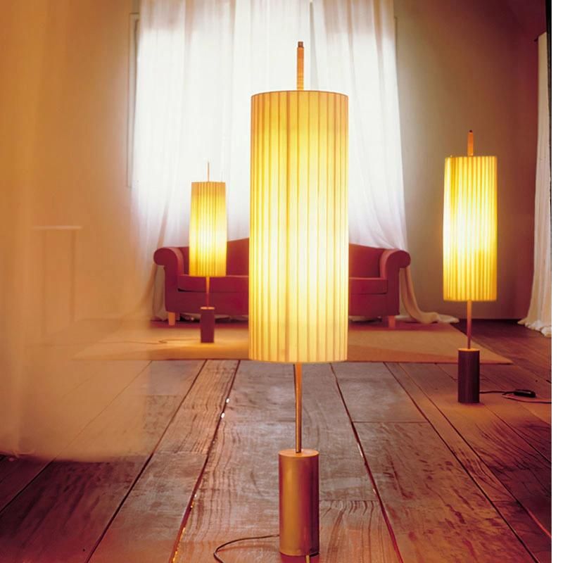 Chinese Style Cloth Art Sitting Room Sofa Lightingbedroom Study Floor Lamp