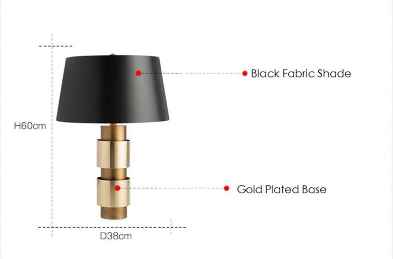 Fabric Shade Art Design Desk Table Lamp in Bedroom Bedside Home Deco Desk Light Modern Luminaria De Mesa Indoor Lighting