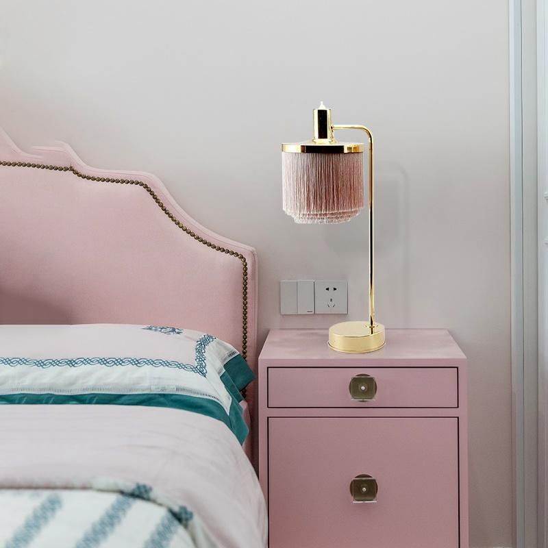 Creative Tassel Living Room Dining Room Table Lamp Art Bedside Bedroom Designer Model Room Art Table Lamp