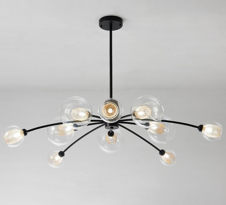 Modern Pendant Light LED Aluminum Black Color for Home Lighting Decoration