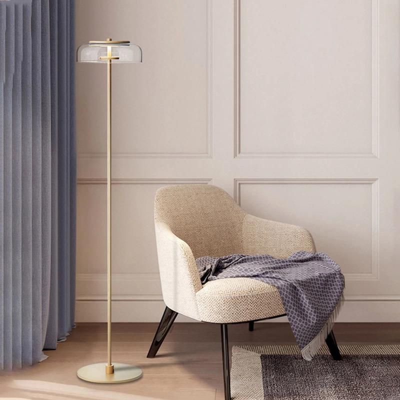 Postmodern LED Floor Lamp Nordic Gold Iron Floor Lamps for Living Room Stand LED Light (WH-MFL-120)