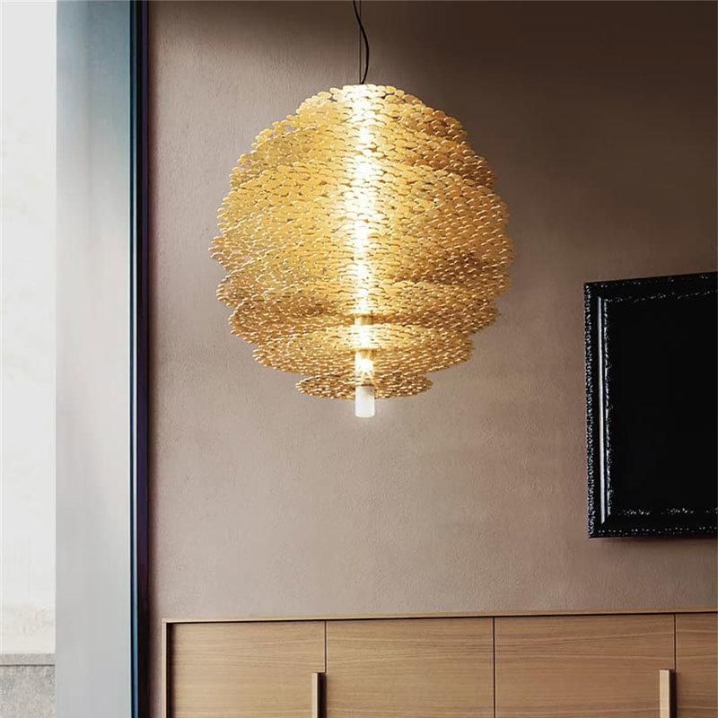 2022 Wholesale Silver Flat Round Shape Metallic Coated Hematite Flat Beads Pendant Light