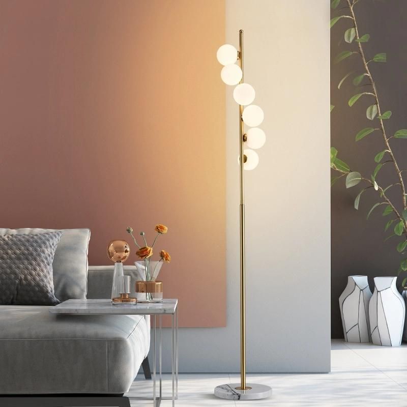 Modern LED Living Room Standing Luminaires Nordic Lights Bedside Floor Lamps for Living Room (WH-MFL-33)