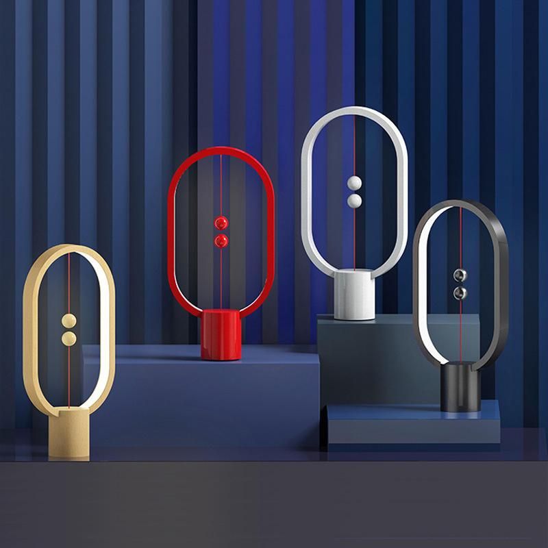 Modern Style Round Design Table Lamp Bedroom Bedside Nightstand Light