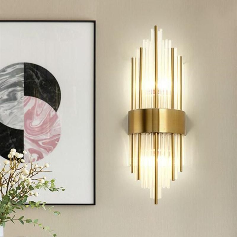 Modern Restaurant Crystal Wall Lamp Creative Art Loft Aisle Light Kitchen Bedroom Crystal Wall Light (WH-OR-153)