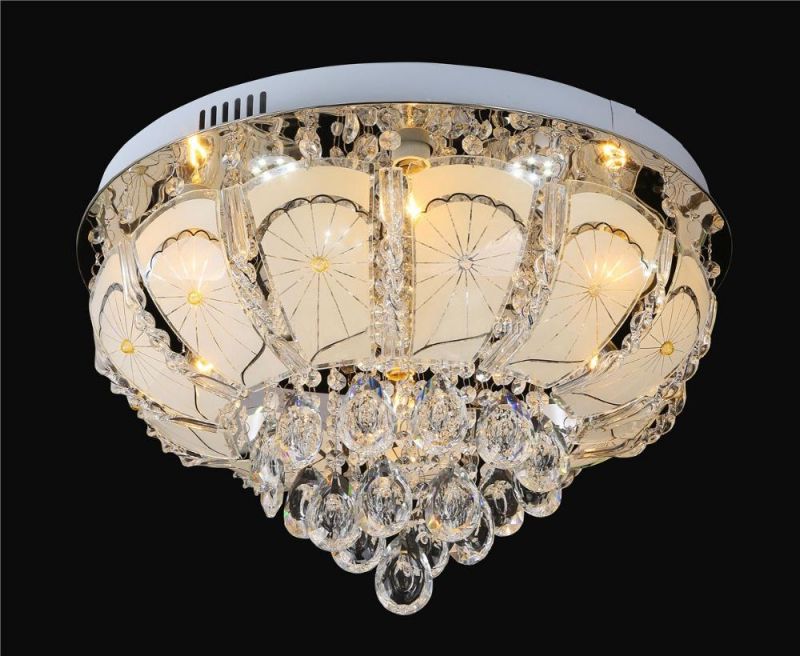 Nordic Luxury Hotel Living Room Interior Crystal Ceiling Lamp