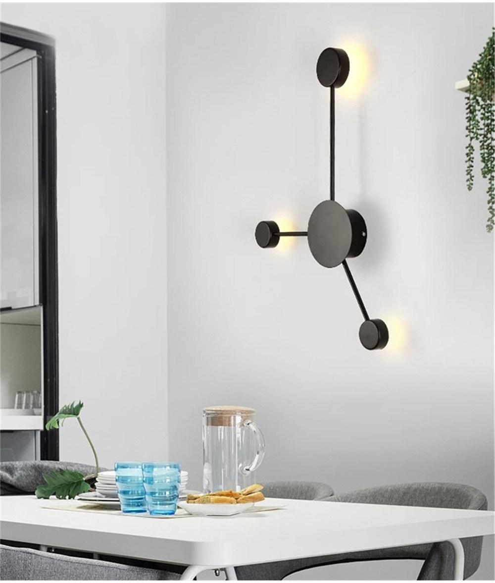 Modern Simple LED Wall Lamps Living Room TV Wall Bedroom Bedside Lamp Nordic Home Decor Designer Corridor Hotel Iron Wall Lights