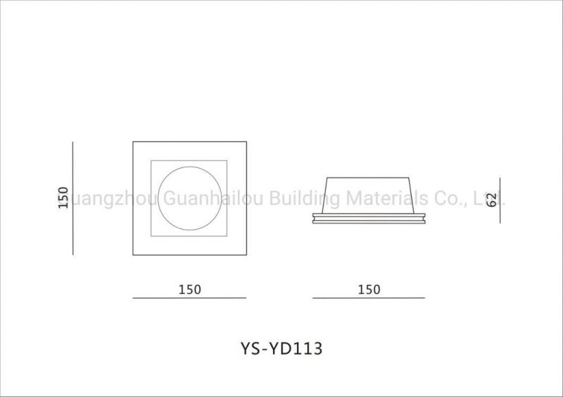 Gypsum Recessed LED Downlight GU10 (113)
