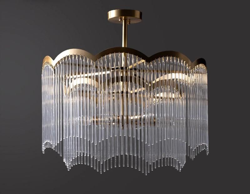 Crystal Light Indoor Lighting Modern Chandelier Lamp Luxry Pendant Lamp for Living Room Dining Room