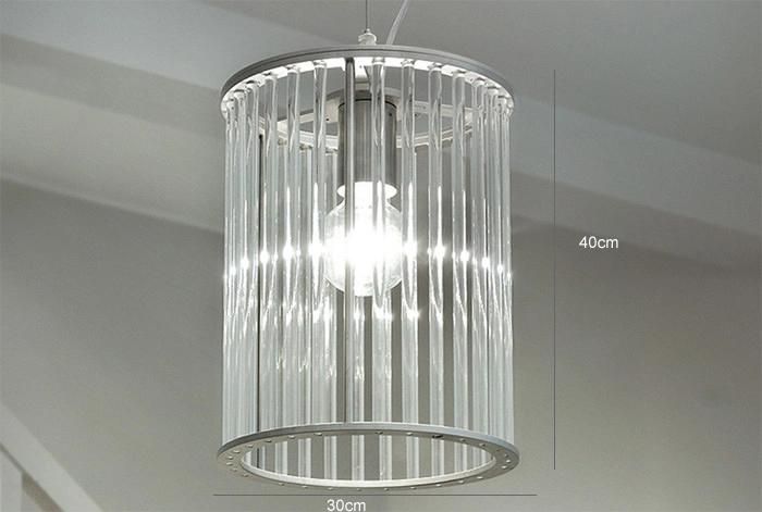 Modern/Contemporary Crystal Bar Chandeliers Ceiling Light for Dining Room, Bedroom and Hallway