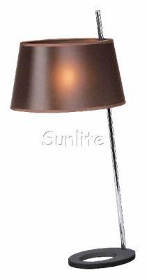 Modern Black Acrylic Shade Table Lamp (TB-5335-BK)