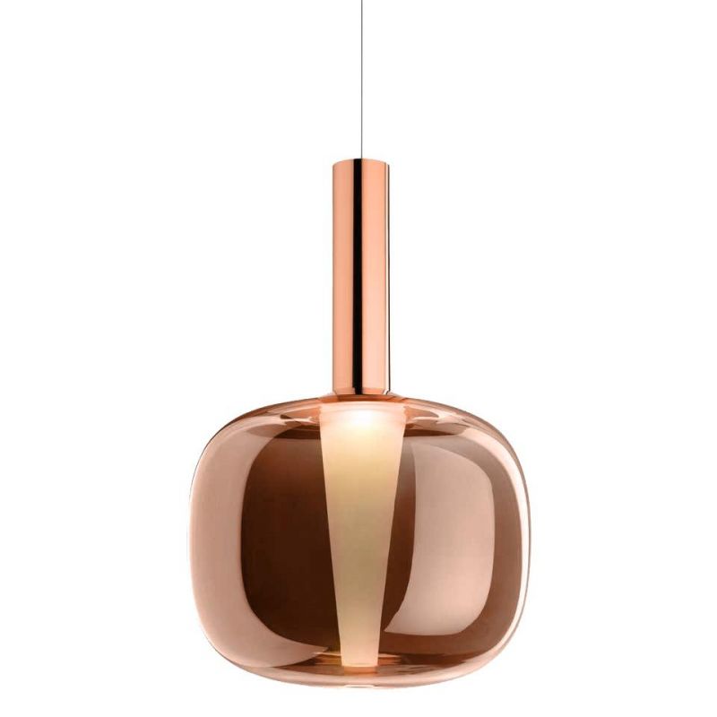 Nordic Glass Pendant Light LED Trumpet Lamp Design Rose Gold Lamp for Living Room Bedroom Pendant Lamp (WH-AP-131)