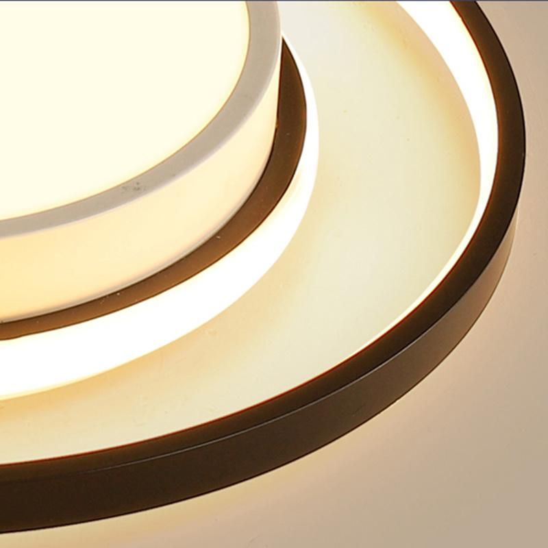 Simple Modern Round LED Living Room Light Creative Study Light Luxury Room Ceiling Lamp