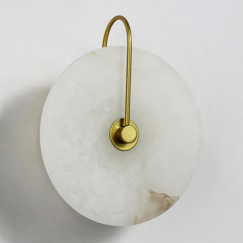 LED Novelty Light for Bedroom Living Room Porch Hotel Loft Wall Decor Light Unique Marble Lampshade LED Chip Wall Lamp