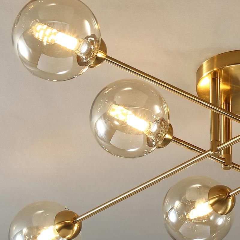 Luxury Living Room Ceiling Light Glass Simple Modern Dining Room Light Creative Bedroom Lamp