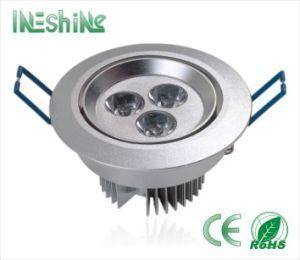 3*1W LED Ceiling Lamp with CE and RoHS Certifications