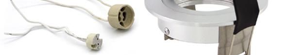 Round Recessed Ceiling Downlight Fitting Spotlight Housing Frame Aluminium (LT2110A)
