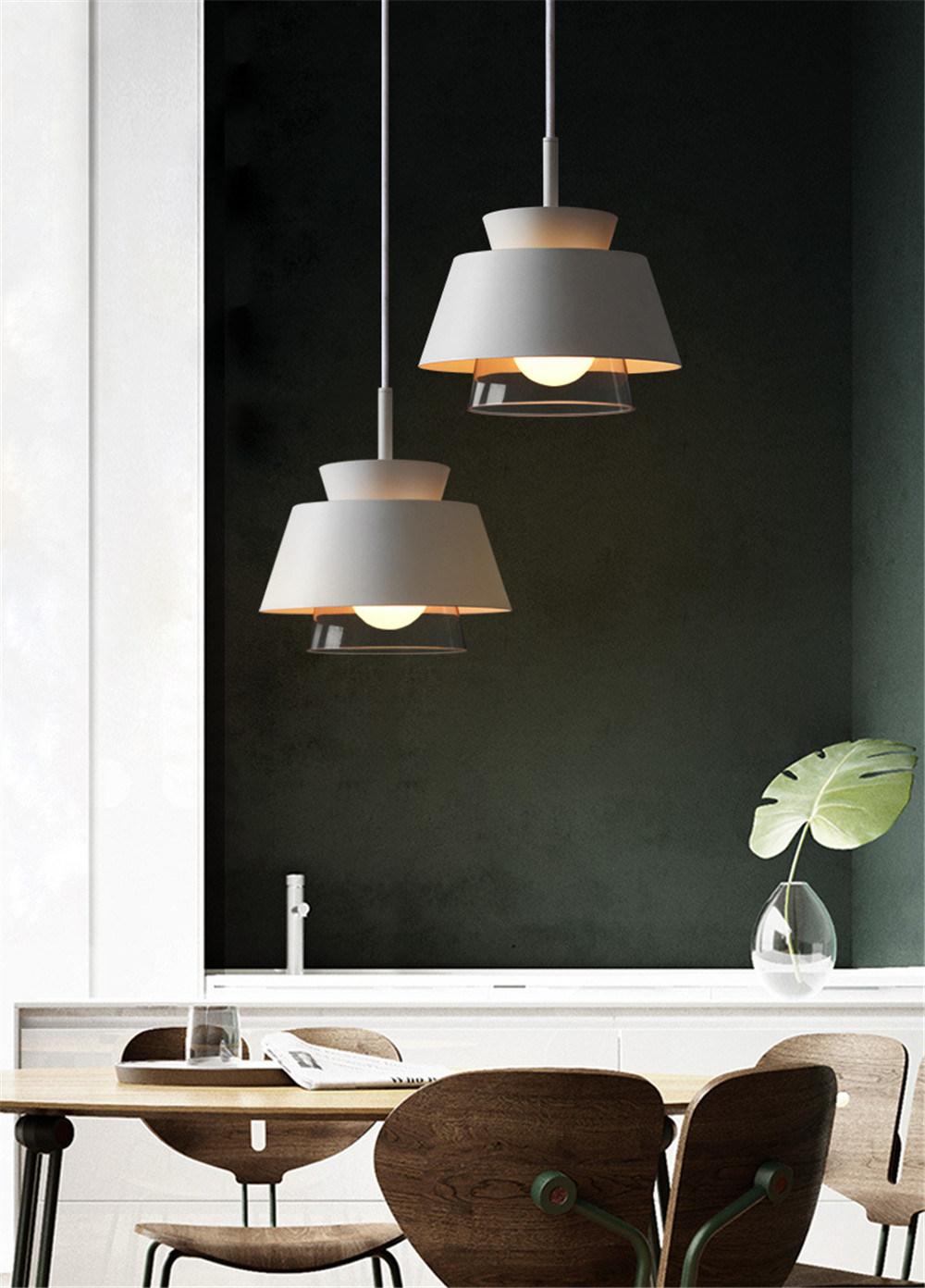 Modern Pendant Lights Colorful Iron Hanglamp for Bedroom Dining Room Bar Decor Luminaire Suspension E27 Light Fixtures
