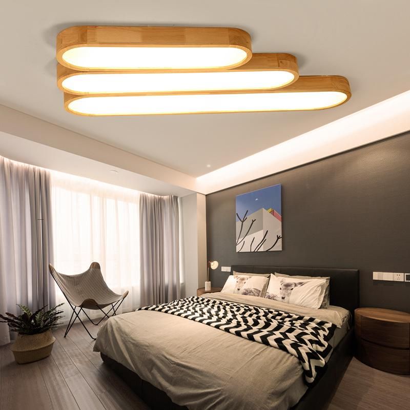 Unusual Wooden Ceiling Lamps Modern Style for Indoor Home Lighting (WH-WA-12)