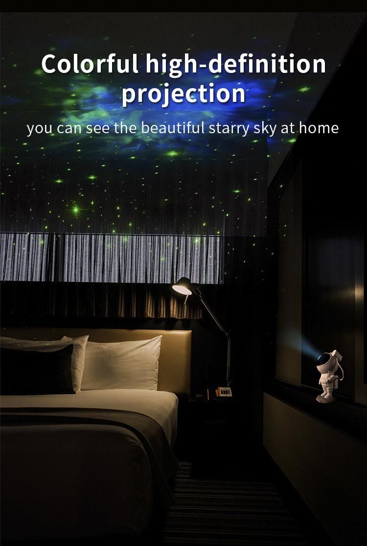 Laser Music Table Lamp Starlight Star Bedside Lamp Starry Sky Light LED Night Light Lamp Moon Star Projector