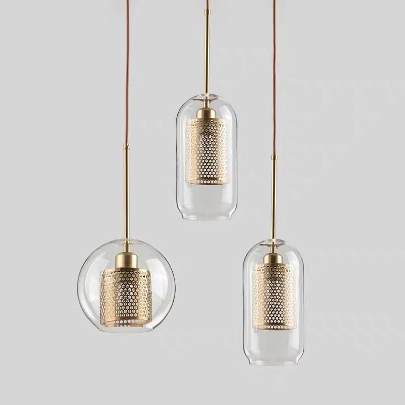 Most Popular Blown Transparent Glass Shade Pendant Lights for 2020