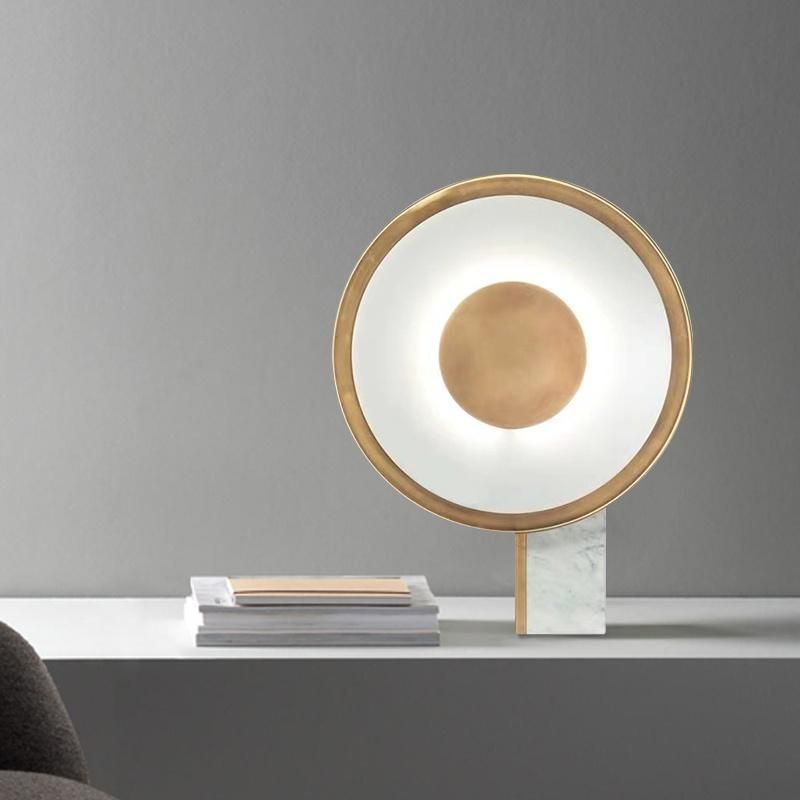 Creative Disc Design Modern Style Table Lamp Reading Light Bedside