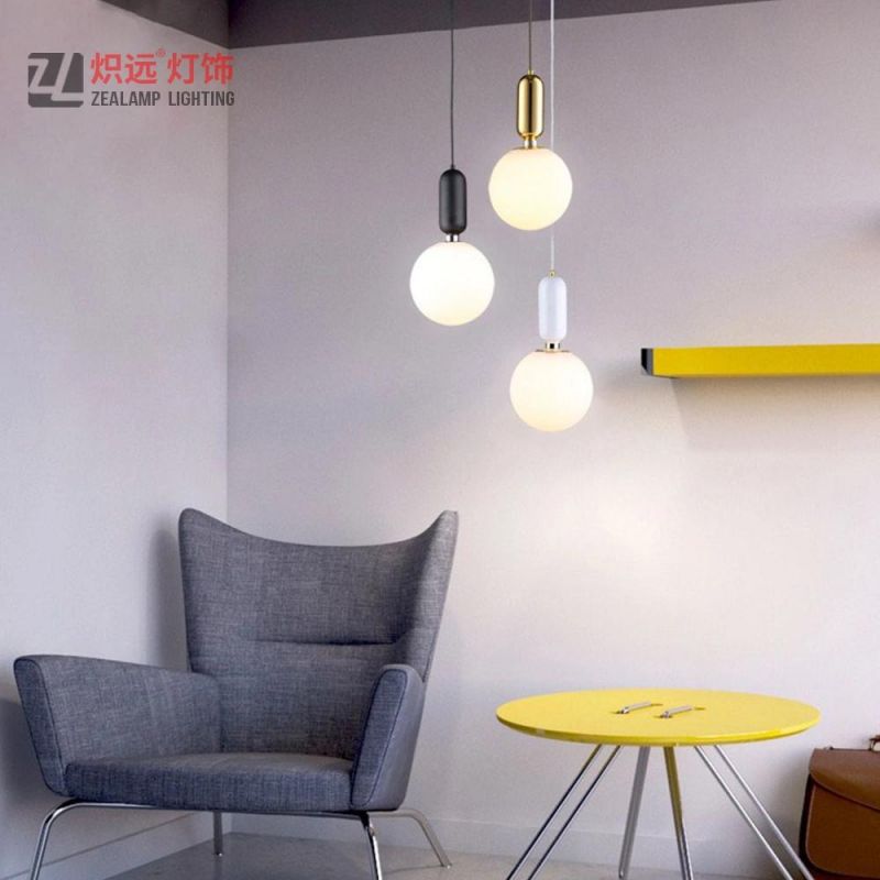 Interior Nordic Dining Room Lighting Laundry Glass Pendant Light