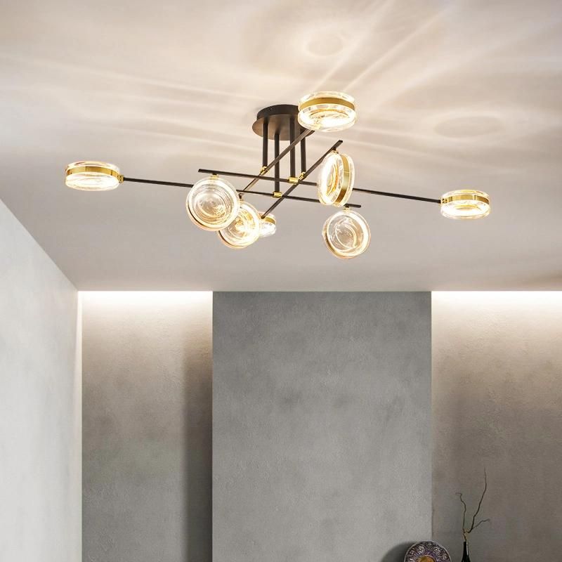 Crystal Glass Pendant Lamp Ceiling Lamp Hotel Lamp Living Room Lamp