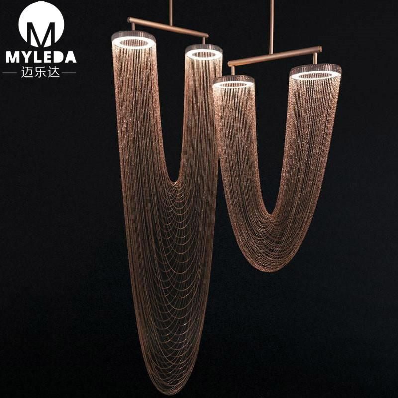 Decorative Room Project Hotel Lobby LED Modern Pendant Lamp