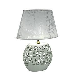 Cut Flowers Ceramic Base Decoration Touch Sensor Table Lamp