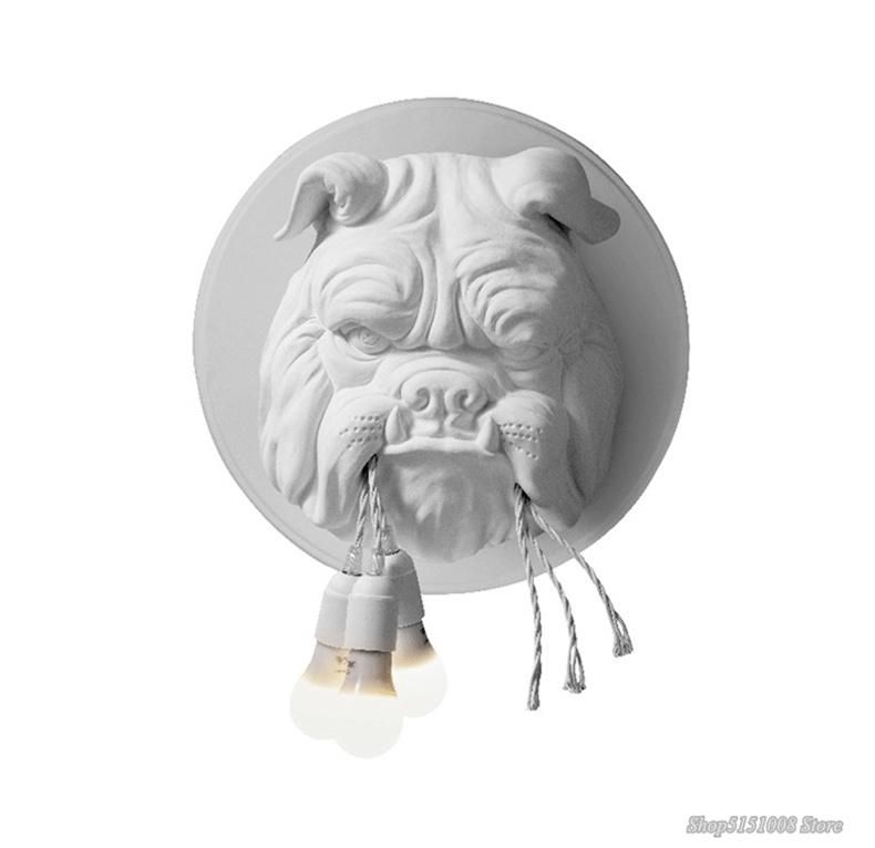 Animal Dog Wall Lamp Living Room Decoration Corridor Home Decor Lighting Designer Amsterdam Wall Lamp Bulldog (WH-VR-66)