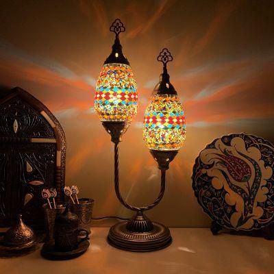 Table Lamp Bedroom Home Decor Desk Light Bedside Mediterranean Lamp (WH-VTB-21)