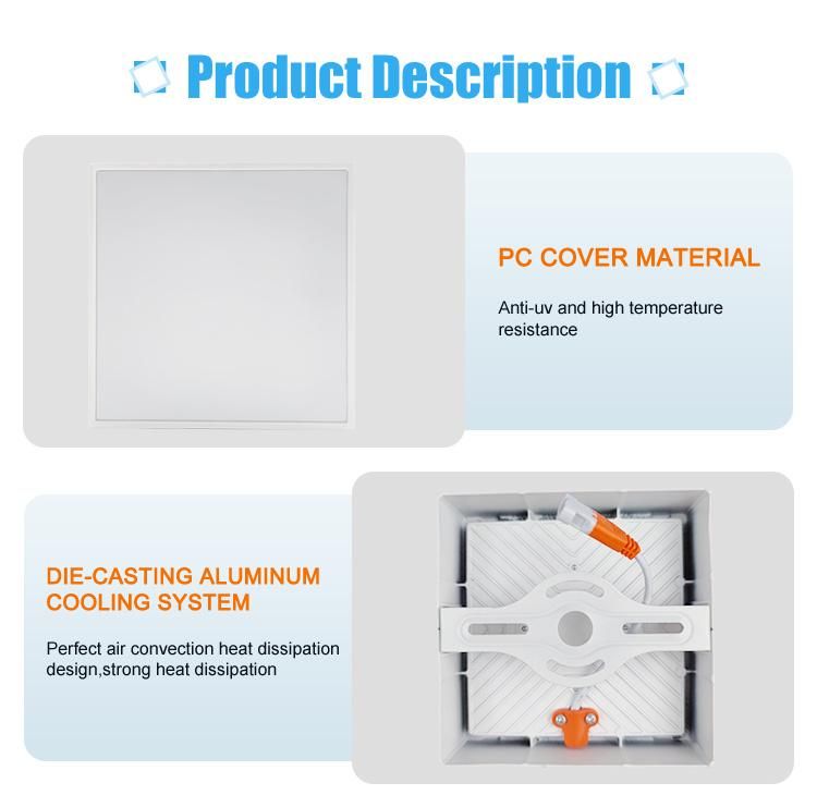 18W 25W 35W LED Panel Light Square Surface Ceiling Light