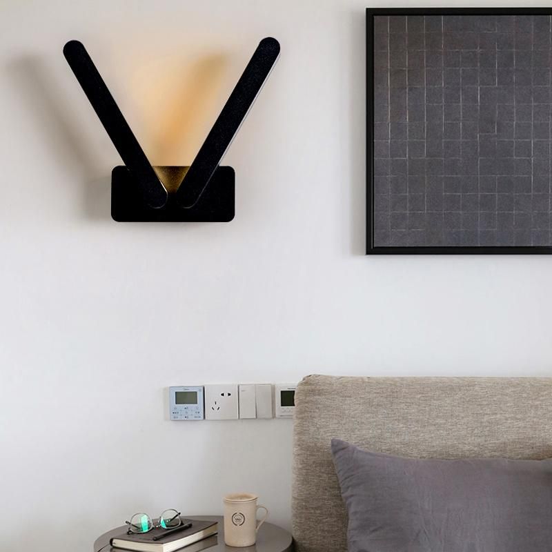 Bedside Light Modern Simple Rotating Living Room Hotel Corridor Reading LED Strip Wall Lamp