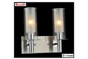 Design Modern Glass Wall Lamp with Plug for Bedside, Study Room
