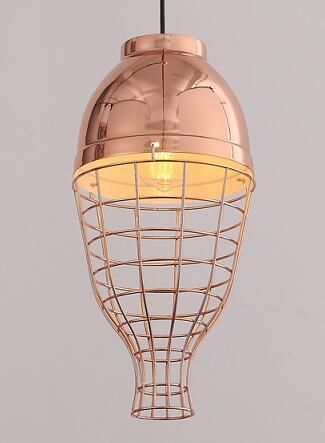 America Metal Vintage Hanging Pendant Light / Middle (P-170501-M)