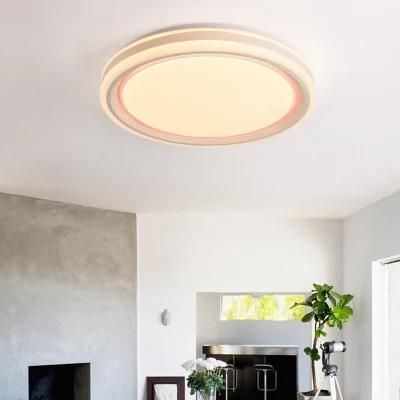 72W Fashion Round Double Color Livingroom LED Pendant Ceiling Decoration Lamp