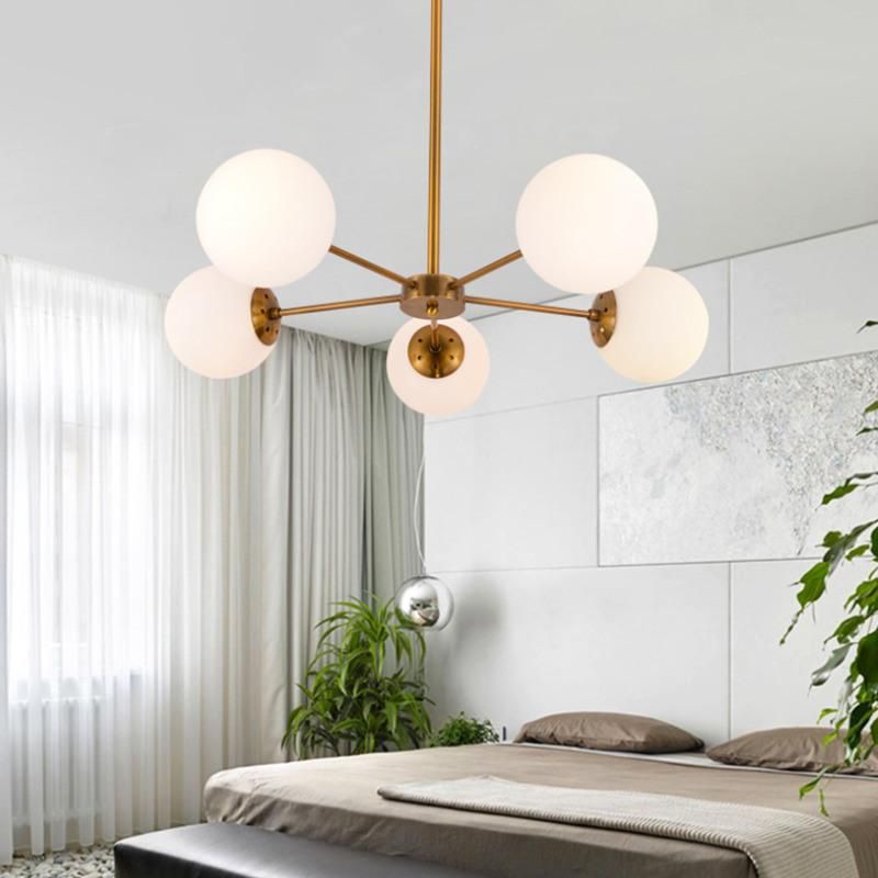 Modern Glass Molecular E27 Hanging Pendant Lights