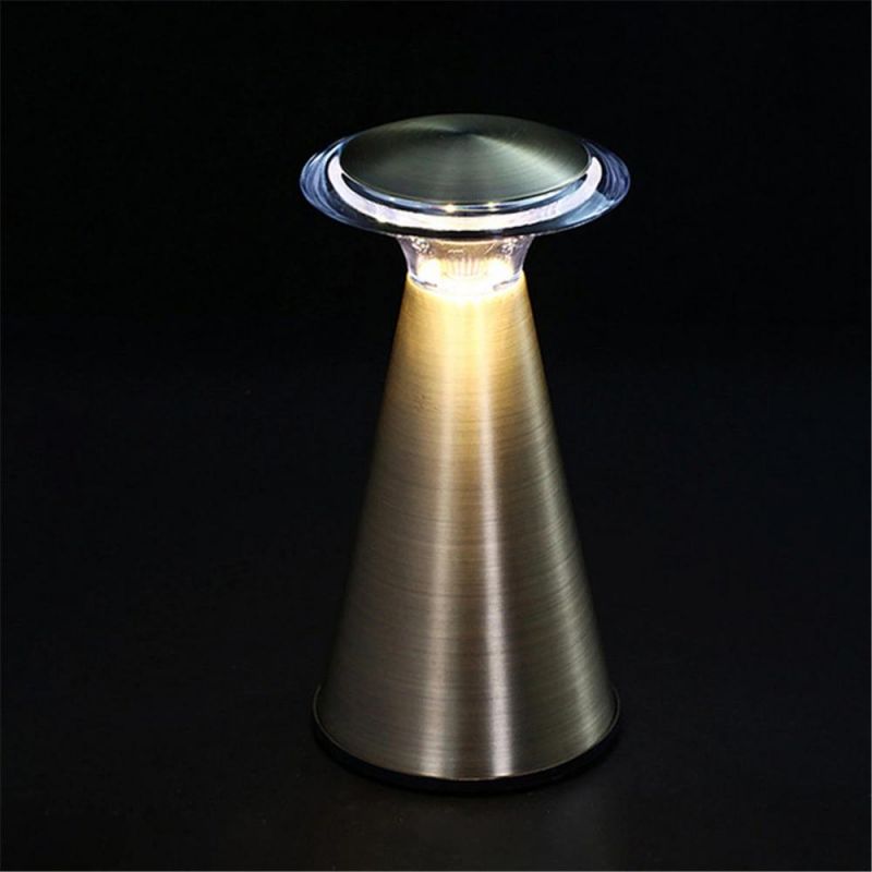 Touch Switch Battery Table Lamp Bar KTV Modern Cordless Chargeable Portable LED Night Light Bedroom Bedside Decor LED Desk Lamp