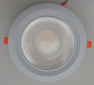 Die Casting Aluminum COB Back Light Tempered Glass Surface Aluminum Frame 15W LED Panel Light Round Down Light Downlight