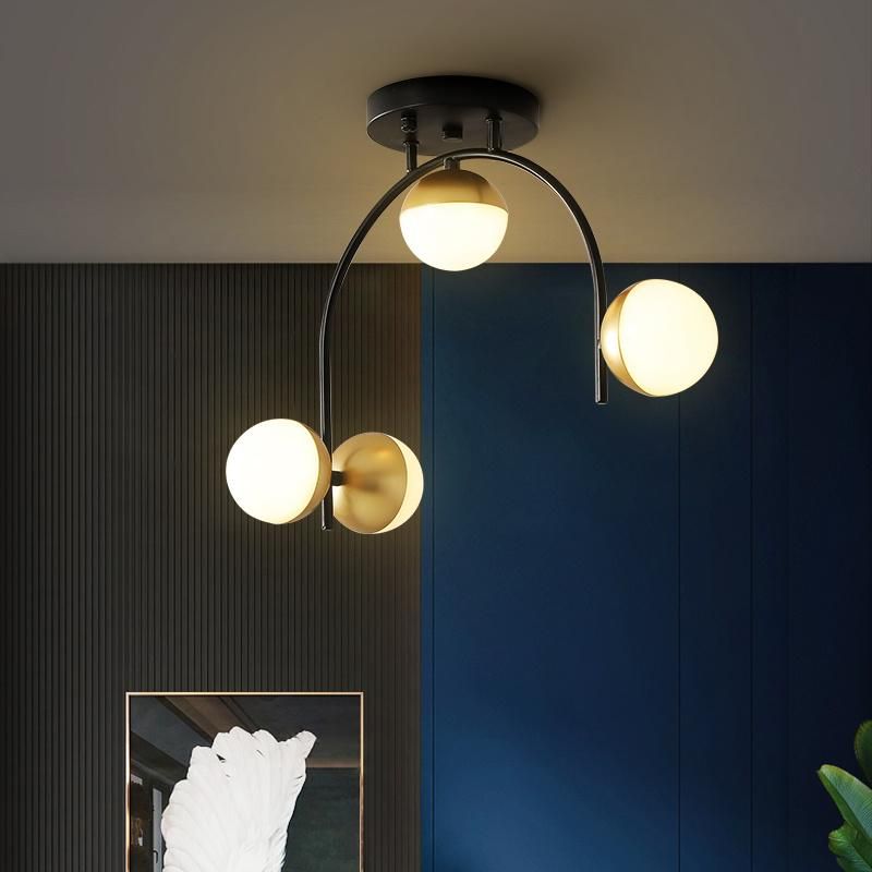 Nordic Lamp LED Living Room Chandelier Simple Modern Bedroom Pendant Lamp