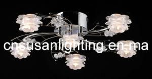 Modern LED Crystal Ceiling Light (MX8213/5+1)